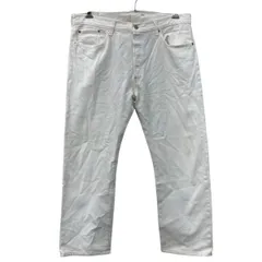Levi's 501 メキシコ製 デニムパンツ W38 ホワイト リーバイス ボタンフライ コットン100% ビッグサイズ ジーンズ 2510-73