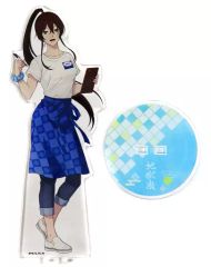 [중고] 아크릴 스탠드 아크릴 패널 야마다 아사게몬 사키리 BIG 아크릴 스탠드 [지옥악×animatecafe]