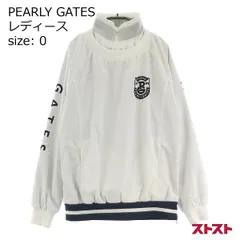 PEARLY GATES パーリーゲイツ 蓄熱スニード ブルゾン 総柄 ホワイト系 0 [240101091343]