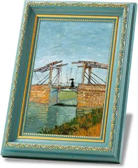 upFRAME 写真立て おしゃれ L判 2l ハガキ アンティーク ヴィンテージ風 樹脂製 壁掛け 卓上 置き掛け兼用 縦横兼用 フォトフレーム 額縁(緑（金装飾あり）,  10x15cm（一般ハガキ）)