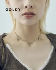 GOLDY/ゴールディ/バイビング ムード リボン ネックレス/アクセサリー/3240701