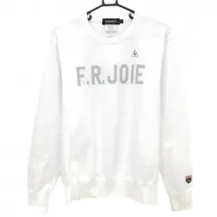 ルコックゴルフ セーター 白×グレー ロゴ刺しゅう ポリエステル100％ ニット メンズ LL ゴルフウェア le coq sportif