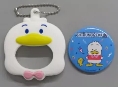 【中古】バッジ・ピンズ 24.あひるのペックル 缶バッジ＆ホルダー 「サンリオ当りくじ はぴだんぶい当りくじ(2025)」