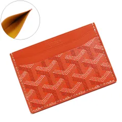 ゴヤール サンシュルピス SAINT SULPICE ヘリンボーン 名刺入れ 定期  