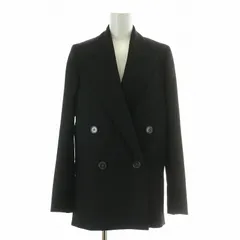 アクネ ストゥディオズ Acne Studios テーラードジャケット アウター ダブル 総裏地 ウール混 32 XXS 黒 ブラック FN-WN-SUIT000052 /BBのサムネイル