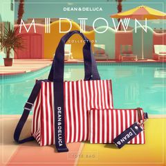 DEAN&DELUCA バンコク EMPIRE マリーン レッド トートバッグ タイ限定 DEAN&DELUCA バンコク トートバッグ S 39x19x14cm