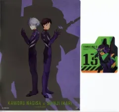 【中古】クリアファイル 碇シンジ＆渚カヲル/エヴァンゲリオン第13号機 A4クリアファイル・ステッカーセット 「一番くじ エヴァンゲリオン～Mark.06、降臨!～」 I賞