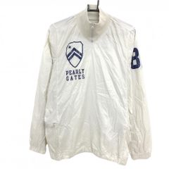 パーリーゲイツ スニード インナーのみ ライトベージュ×ネイビー ネックジップ メンズ 4(M) ゴルフウェア PEARLY GATES