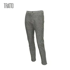 トラット TRATTO メンズ 秋冬 裏起毛 ストレッチ ヒートパフォーマー プリント テーパードイージーパンツ 31-7192913-19