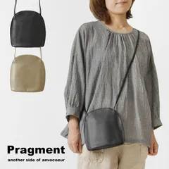 【新品】【Pragment プラグメント ANVOCOEUR 】 Catenary カテナリー イタリアンレザー ショルダーバッグ スマホポーチ (AC22107a)<br><br>レディース バック かばん 鞄