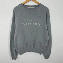 ☆20%割引☆TRUSSARDI 刺繍ロゴ トレーナー 白　46 ☆20%割引☆TRUSSARDI 刺繍ロゴ トレーナー 白 46