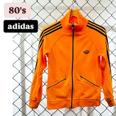 adidas 80's Orange Color Vintage Track Jacket Korea 韓国製　アディダス　80年代　レア　希少　トラックジャケット　人気　オレンジカラー　小松菜奈　古着　ヴィンテージ　メンズ　レディース　ファッション