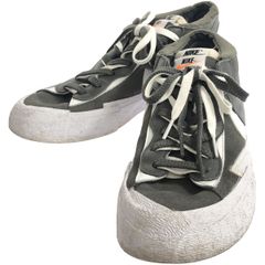 sacai×NIKE サカイ ナイキ BLAZER LOW ローカットスニーカー DD1877-002 ホワイト×グレー 28.5cm