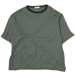 UNDERCOVER アンダーカバー 24SS 日本製 Random Dirts Border Tee ランダムダーツボーダーTシャツ UP1D4810-2 5 BLACK 半袖 定価35,200円 トップス g22781