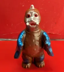 US TOYS ウルトラQ大怪獣シリーズ ペギラ 茶成型 メタブルー/銀