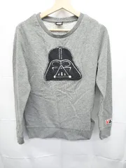 ◇ ⊇ STAR WARS スターウォーズ 長袖 プルオーバー トレーナー サイズM グレー レディース メンズ E  【1411070013217】