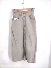 エディーバウアー Eddie Bauer フロントボタン リネンスカート レデのサムネイル