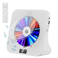 CDプレーヤー デスク Bluetooth受信/送信 HiFiスピーカー内蔵