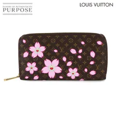 新品同様 ルイ ヴィトン LOUIS VUITTON LV x TM ジッピー ウォレット ラウンドファスナー 長財布 サクラブラウン M13433 90296711