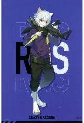 【中古】シール・ステッカー Ras ステッカー ノーマル(全身) Crazy Raccoon チップス 特典
