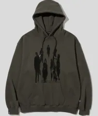 The Candy Hide and Go Seek パーカー HIDEANDSEEK 「Flame Hooded Sweat Shirt」 プリントスウェット