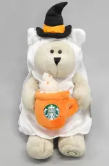 【中古】ぬいぐるみ ベアリスタ(ゴースト) ぬいぐるみ 「スターバックスコーヒー」 ハロウィン2021限定