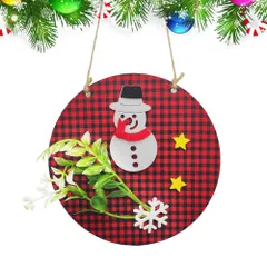 【特価商品】贈り物 撮影道具 壁飾り 装飾品 吊り下げ 飾りクリスマス雑貨 玄関 ボード ウェルカム 店舗 クリスマス用品 喫茶店 インテリア 壁掛け ガーランド サンタクリスマス花輪 リース ドア飾り 玄関リース クリスマス飾りドア チ 15cm クリスマス