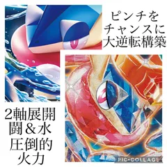 買ってそのまま使える 変幻自在 テラス闘＆水ex ゲッコウガ 【ポケモンカード】