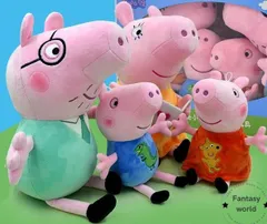 【peppa pig】ペッパピッグ ファミリーぬいぐるみ 8体セット m57706056352_1.jpg?1715563532