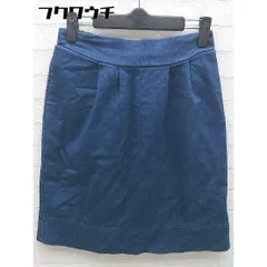 ◇ URBAN RESEARCH アーバンリサーチ 膝丈 タイト デニム スカート サイズF インディゴ レディース 【中古】 【1002801931681】