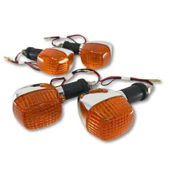 【送料込み】ZRX純正ウインカーレンズ4個セット zrx400 純正 ウインカーの通販