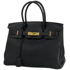 エルメス HERMES バーキン 30 ハンドバッグ トゴ ブラック □G レディース 【中古】