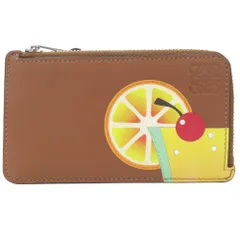 美品 ロエベ カクテル コインカードホルダー Paula’s Ibiza 62208 コインケース レザー マルチカラー 0320 LOEWE