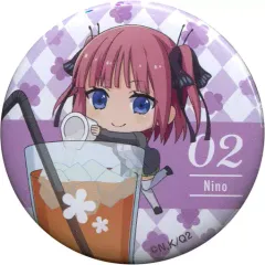 【中古】バッジ・ピンズ 中野二乃(ミニキャラ) 「五等分の花嫁∬×ローソン 缶バッジ」