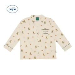 【新品】gelato pique STARBUCKS　ベア柄カットソーシャツ アイボリー　コラボレーション ジェラートピケ スターバックス ジェラピケ