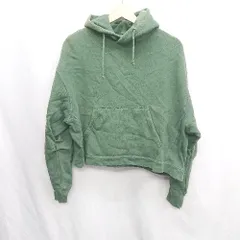 ◇ ⊇ FREAK'S STORE 裏起毛 長袖 パーカー サイズF グリーン レディース E  【1410100026456】