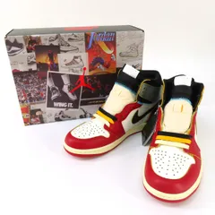 【未使用】NIKE×UNION ナイキ×ユニオン AIR JORDAN 1 RETRO HIGH OG エアジョーダン 1 レトロ ハイ HV8563-600 US7.5 25.5cm 箱有