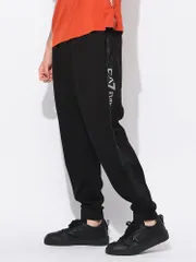 EMPORIO ARMANI (エンポリオアルマーニ) サイドジップ ロゴプリント パンツのサムネイル