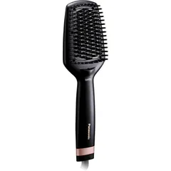 【新品未使用品】パナソニック ブラシ ストレートアイロン ブラック EH-HS30　ワイドブラシ マイナスイオン 簡単 スタイリング ヘアブラシ型ヘアアイロン