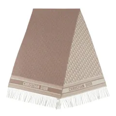 クリスチャンディオール　ベージュ マフラー　トロッター　オブリーク　ウール 楽天市場】クリスチャン ディオール Christian Dior トロッター