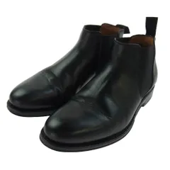 JALAN SRIWIJAYA ジャランスリウァヤ 3131-499-0552-0945 green label relaxing別注 グレインショート サイドゴア ブーツ EDWARD Last ブラック系 40【中古】
