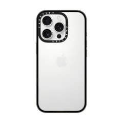 【特価商品】CASETiFY コンパクト iPhone 16 Pro ケース [軽量 / 1.2mからの落下テストをクリア (MIL規格2倍相当) / ワイヤレス充電に対応] - クリア ブラック