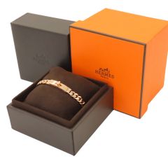 ≪値下げ≫【中古】HERMES エルメス ケリーグルメット TPM 6Pダイヤ D 0.08ct ローズゴールド ブレスレット 約27g Au750 ダイヤモンド SHサイズ レディース A2404843 【無料ギフトラッピング承ります】