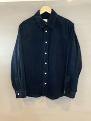H&M コーデュロイ シャツジャケット 紺 Mサイズ