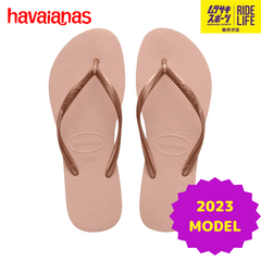 【ムラスポ公式】havaianas　ハワイアナス　レディース　SLIM（ライトピンク）サンダル