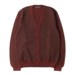 ETRO エトロ カーディガン サイズ:L バーズアイ マイクロチェック Vネック ミドルゲージ ウール ニットカーディガン ブラウン レッド イタリア製 トップス セーターのサムネイル