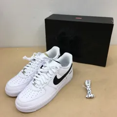 未使用 SUPREME × NIKE AIR FORCE 1 LOW White/Black (25FW) CU9225-102 サイズ28.5cm【WS1012-003】