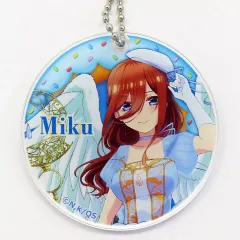 【中古】キーホルダー 中野三玖 「きゃらっとくじ発売5周年記念 TVスペシャルアニメ 五等分の花嫁∽ ～FIVE Memories～ vol.3 アクリルキーホルダー(Anisugarドーナツ ＜FIVE Memories マジカル☆クインテット＞)」