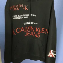 カルバンクラインジーンズロゴパーカー　サイズL