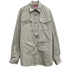 Wrangler 長袖 無地シャツ ラングラー L ベージュ ポケット 古着卸 アメリカ仕入 a702-5689のサムネイル